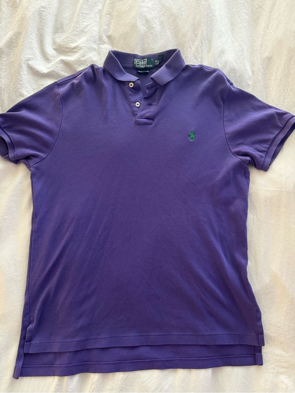 Polo by Ralph Lauren Purple Short-Sleeve Polo with Green Pony